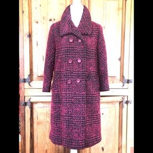 Vintage Plaid Coat